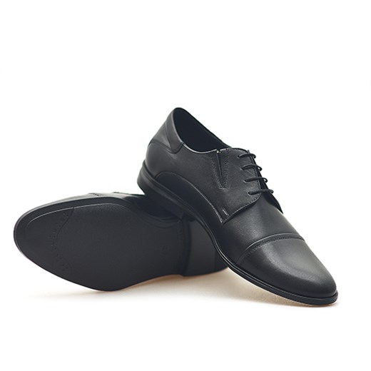 Pantofle Pan 933 Czarne lico  Pan  Arturo-obuwie