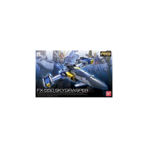 Bandai Gundam RG 1/144 FX-550 Skygrasper (Launcher/Sword Pack) niebieski   Japanstore
