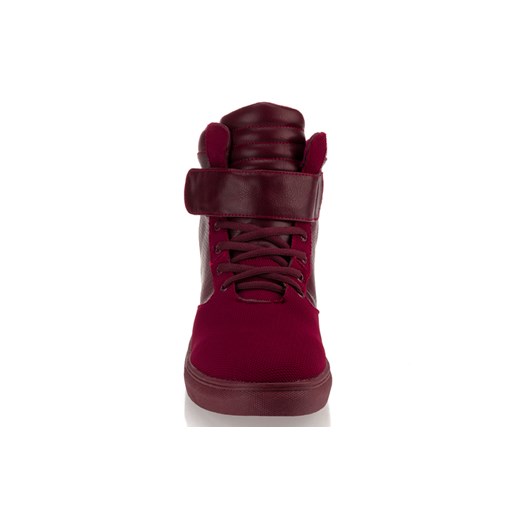 Sneakersy męskie GOV DENIM 008-5BO bordowe (zx0087)  czerwony 44 DSTREET