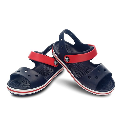 Crocs sandały Crocband Sandal K Navy/Red C11 (28,0), Gwarancja terminu lub 50 zł! BEZPŁATNY ODBIÓR: WROCŁAW!