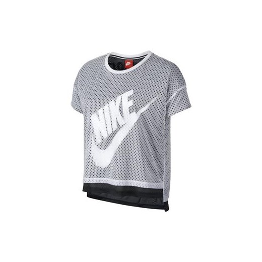 Koszulka CROP TEE-MESH szary Nike XS Perfektsport