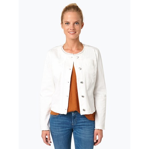 s.Oliver Premium - Damska kurtka jeansowa, biały S.Oliver   vangraaf
