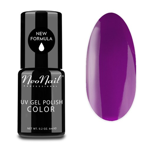 Lakier  Hybrydowy UV 6 ml - Cyclamen Neonail fioletowy  