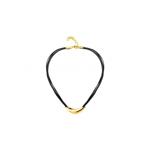 Naszyjnik ze stali szlachetnej bialy Elixa  Apart