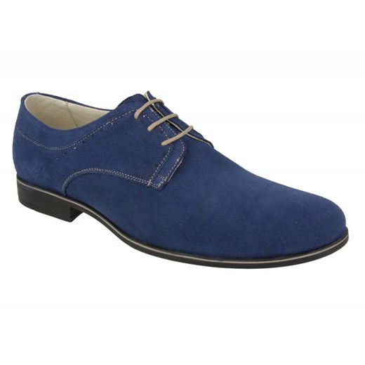 Buty męskie zamszowe Giacomo Conti 2641-blue