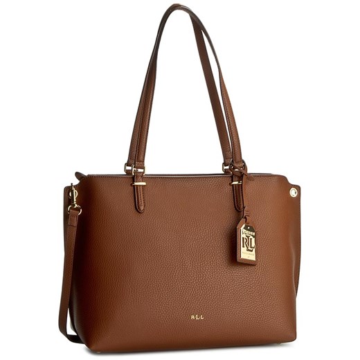 Torebka LAUREN RALPH LAUREN - Clarie Shopper N91 L7560 AL698 XW0ZF Bourbon brazowy Lauren Ralph Lauren  eobuwie.pl