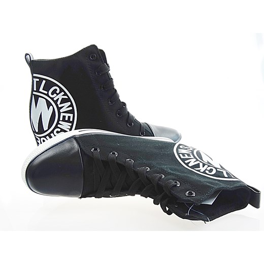 Trampki na koturnie SNEAKERSY czarne