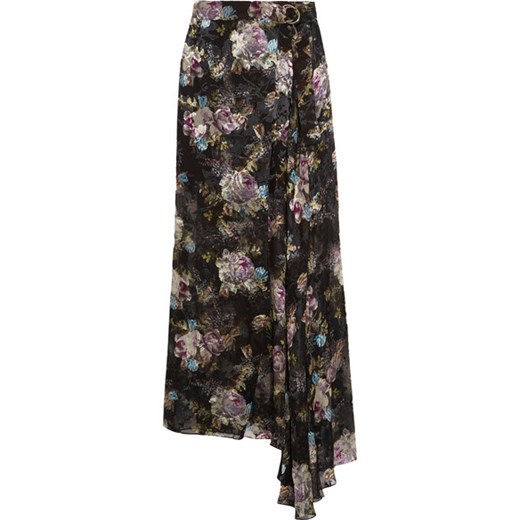 Adria floral-print devoré-chiffon maxi skirt  Preen By Thornton Bregazzi  NET-A-PORTER