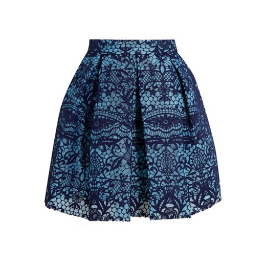 Pleated guipure lace and mesh mini skirt Maje   NET-A-PORTER