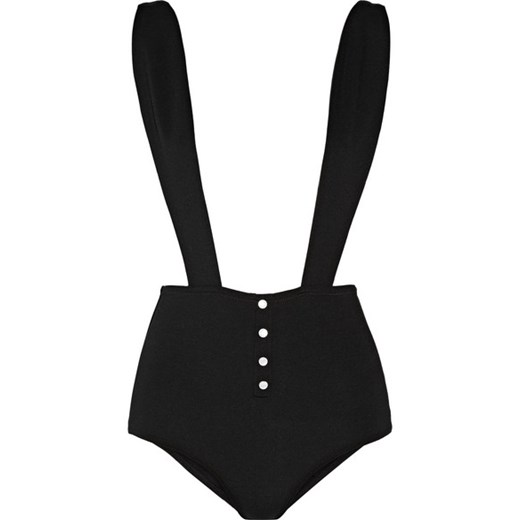 + Playboy Bunny ponte bodysuit czarny Fleur Du Mal  NET-A-PORTER