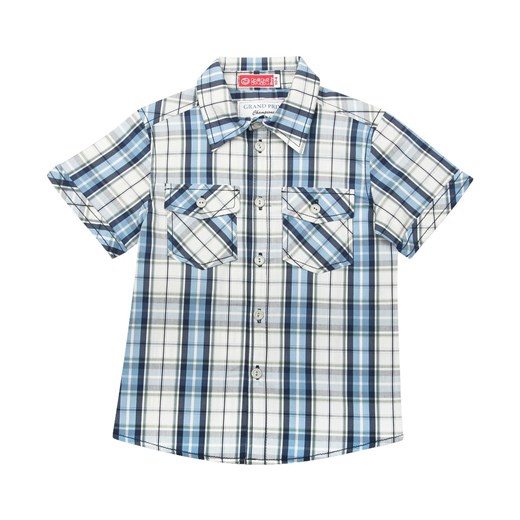 Koszula z krótkim rękawem chłopięca niebieski Kiki 146 escallante