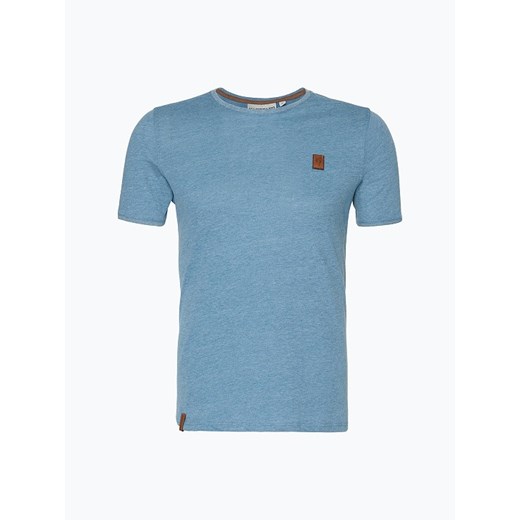 Naketano - T-shirt męski – Italienischer Hengst IV, niebieski Naketano vangraaf
