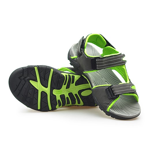 Sandały Erino B021 Szary/Zielony szary Arturo  Arturo-obuwie