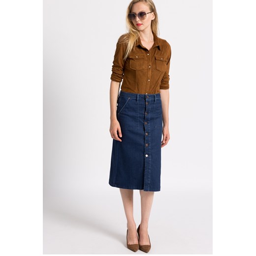 Pepe Jeans - Spódnica Brigitte Pepe Jeans brazowy L ANSWEAR.com
