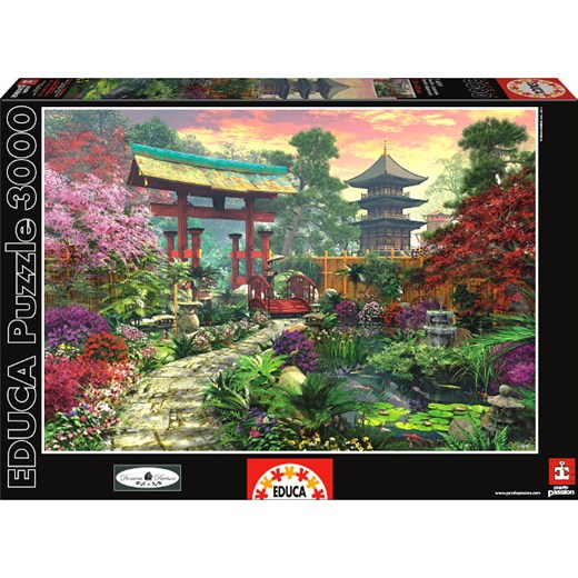 Educa, Puzzle, Japońskie ogrody, 3000 elementów Educa smyk