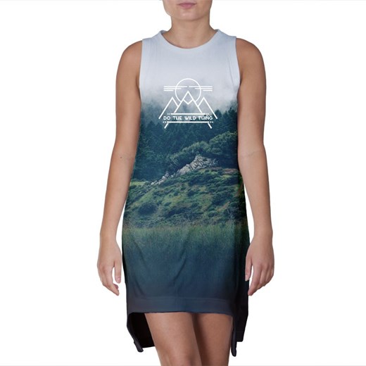Sukienka Wild Thing Nested Clothes zielony M showroom.pl
