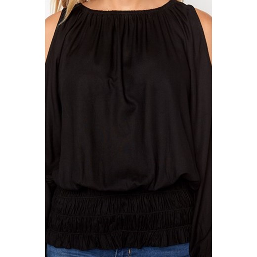 Bluzka Cold Shoulder Top Chiara Forthi czarny L (EU42) halens.pl