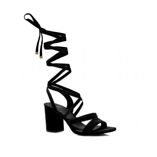 Sandałki Ria BLACK czarny  38 Shoe4u