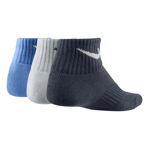 Skarpety Nike 3PK Cotton Cushion Quarter (SX4722-941) Nike szary S Sportowysklep.pl