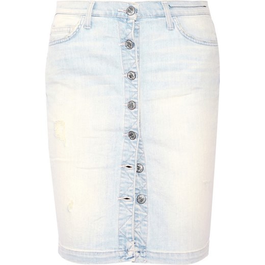 The Dotty distressed stretch-denim skirt  Current/Elliott  NET-A-PORTER