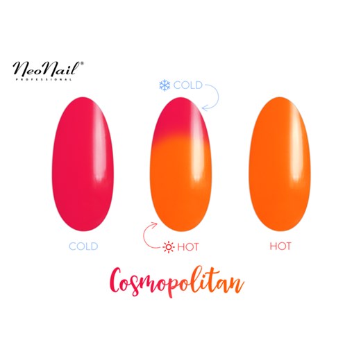 Lakier Hybrydowy Termiczny 6 ml - Cosmopolitan pomaranczowy Neonail