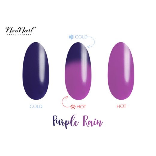 Lakier Hybrydowy Termiczny 6 ml - Purple Rain Neonail fioletowy