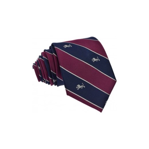 Krawat jedwabny - klubowy czerwony Republic Of Ties  