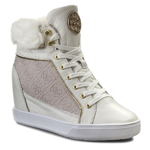 Sneakersy GUESS - Furr FLFUR4 SUE12 WHITE Guess szary 38 eobuwie.pl