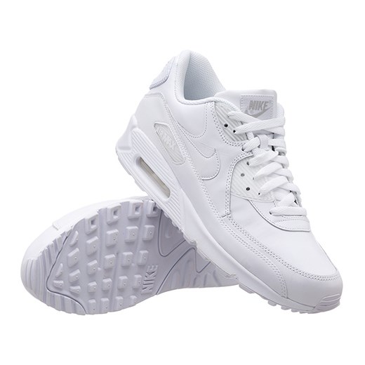 Buty Nike Air Max 90 Leather "All White" (302519-113) Nike  12.5 Worldbox