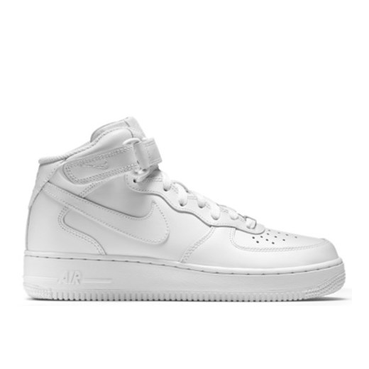 Buty Nike Air Force 1 Mid 07 "All White" Leather (366731-100)  Nike 7.5 Worldbox