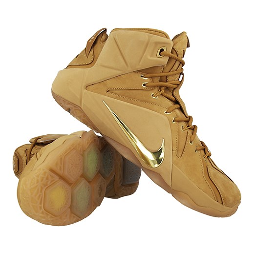 Buty Nike LeBron XII EXT QS "Wheat" (744287-700) Nike brazowy 9.5 Worldbox