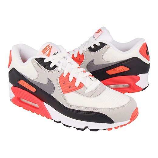 Buty Nike Air Max 90 OG "Infrared" (725233-106) bialy Nike 10.5 Worldbox