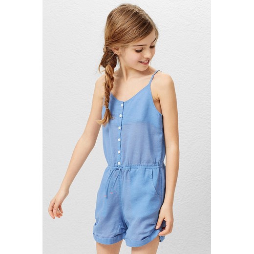 Mango Kids - Kombinezon dziecięcy nonna 104-164 cm niebieski Mango Kids 152 wyprzedaż ANSWEAR.com