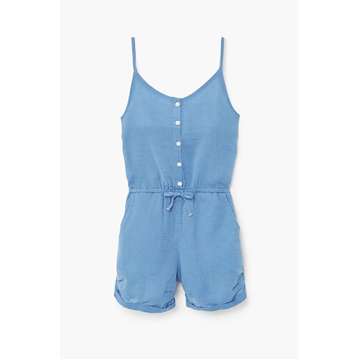 Mango Kids - Kombinezon dziecięcy nonna 104-164 cm niebieski Mango Kids 152 promocja ANSWEAR.com