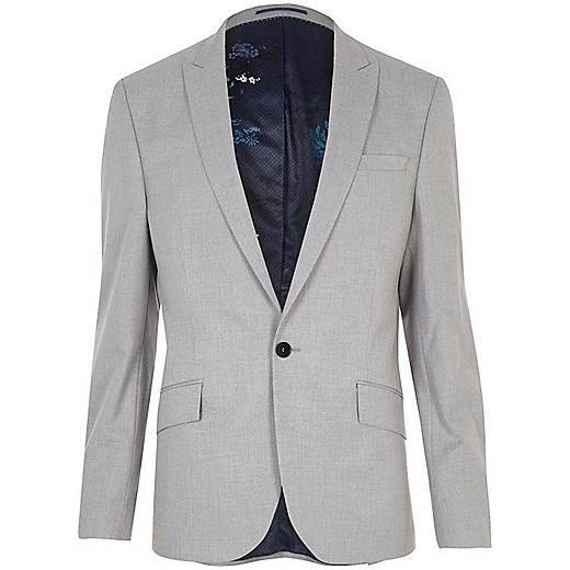 Grey slim waistcoat 
