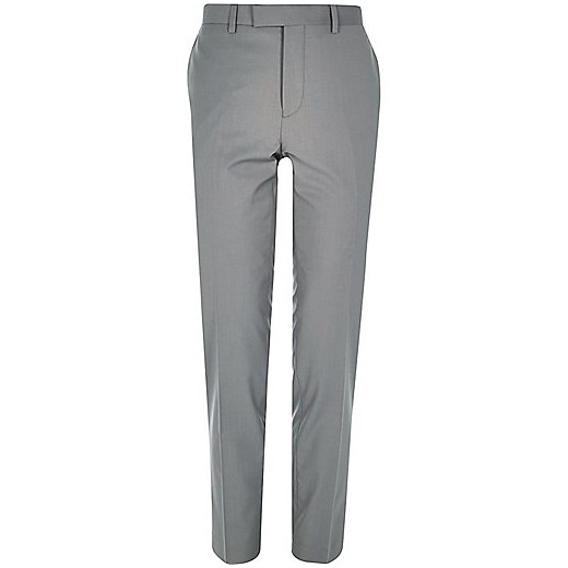 Grey skinny suit trousers 