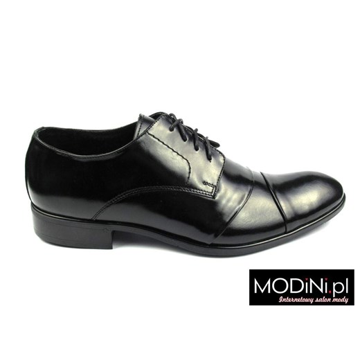 Wygodne czarne eleganckie buty męskie czarny Faber - Obuwie Męskie 46 okazja Modini 