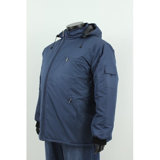 KURTKA MĘSKA BMC KRT0111 rozmiary od 6XL do 8XL niebieski Big Men Certified 7XL BMC