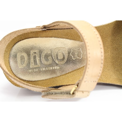 DIGO 7210 GRANAT-BEŻ - Hiszpańskie skórzane sandały damskie Digo brazowy 36 Tymoteo.pl - sklep obuwniczy