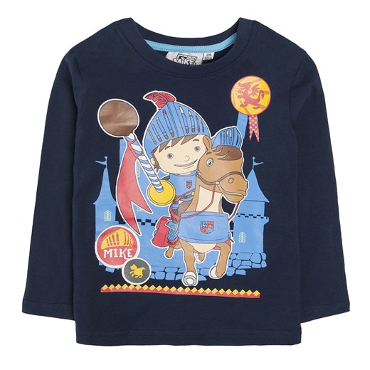 T-shirt chłopięcy z długim rękawem, Rycerz Mike Odzież Licencyjna 98,92,116,110,104 smyk