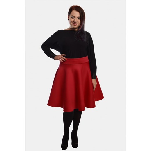 Spódnica piankowa, czerwona czerwony by 20inlove?by 20inlove 52 20inlove.pl