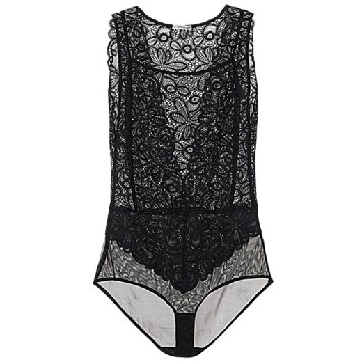 Lace and Tulle Bodysuit czarny Intimissimi  