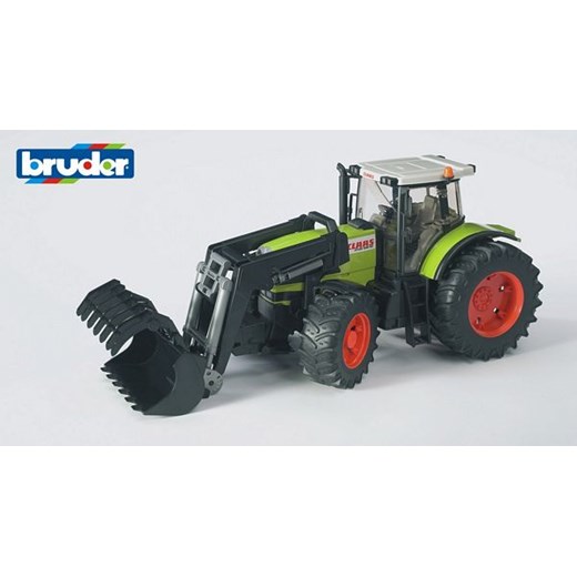 Bruder, traktor Claas Atles 936 RZ z ładowarką szary Bruder smyk