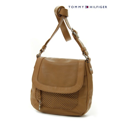 TOREBKA TOMMY HILFIGER CAROLINA CROSSOVER TAN riccardo bawełniane