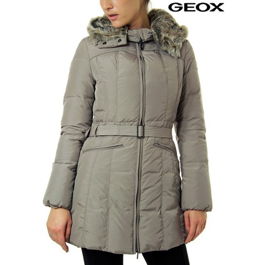 KURTKA GEOX W1325B WOMAN DOWN JACKET SESAME riccardo bawełniane