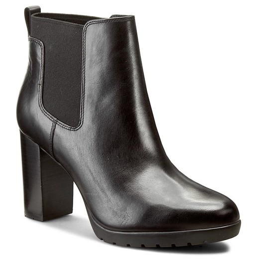Botki CLARKS - Elipsa Dee 261205884 Black Leather Clarks 37 eobuwie.pl