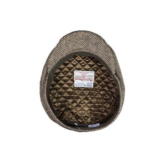 Kaszkiet Driver's Cap Harris Tweed - Arran Miler Menswear brazowy 62 