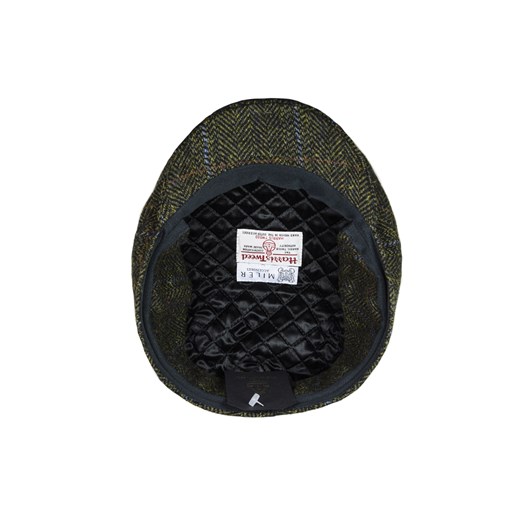 Kaszkiet z nausznikami Harris Tweed - Skye Miler Menswear czarny 60