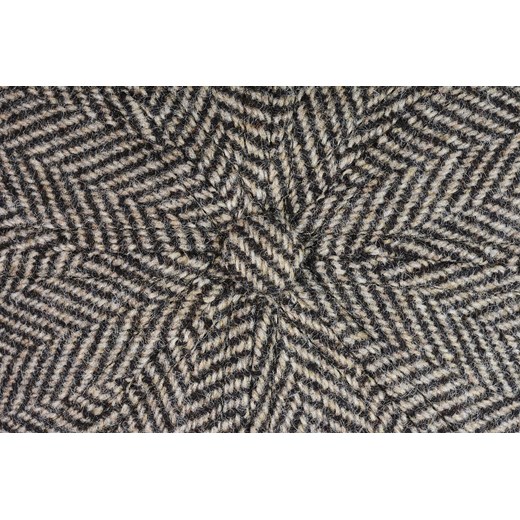 Kaszkiet Driver's Cap Harris Tweed - Arran Miler Menswear szary 62 