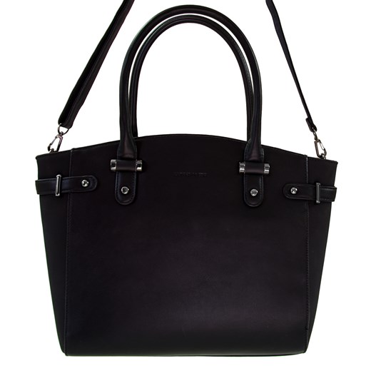 DUŻA CZARNA TORBA TYPU CITY BAG Allora czarny
